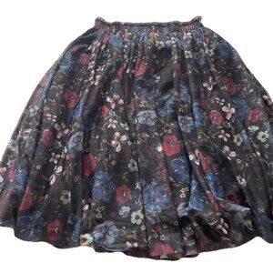 DIsney Snow White Black floral Tulle Skirt by Lauren Conrad Women’s Size M